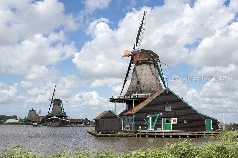 荷兰的石油风车(Zaanse Schans)